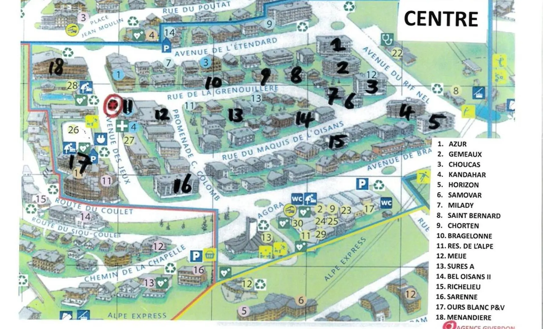 Apartment Residence Res.De L'Alpe - Duplex De 130M2 Centre Station Mae-3241 Huez